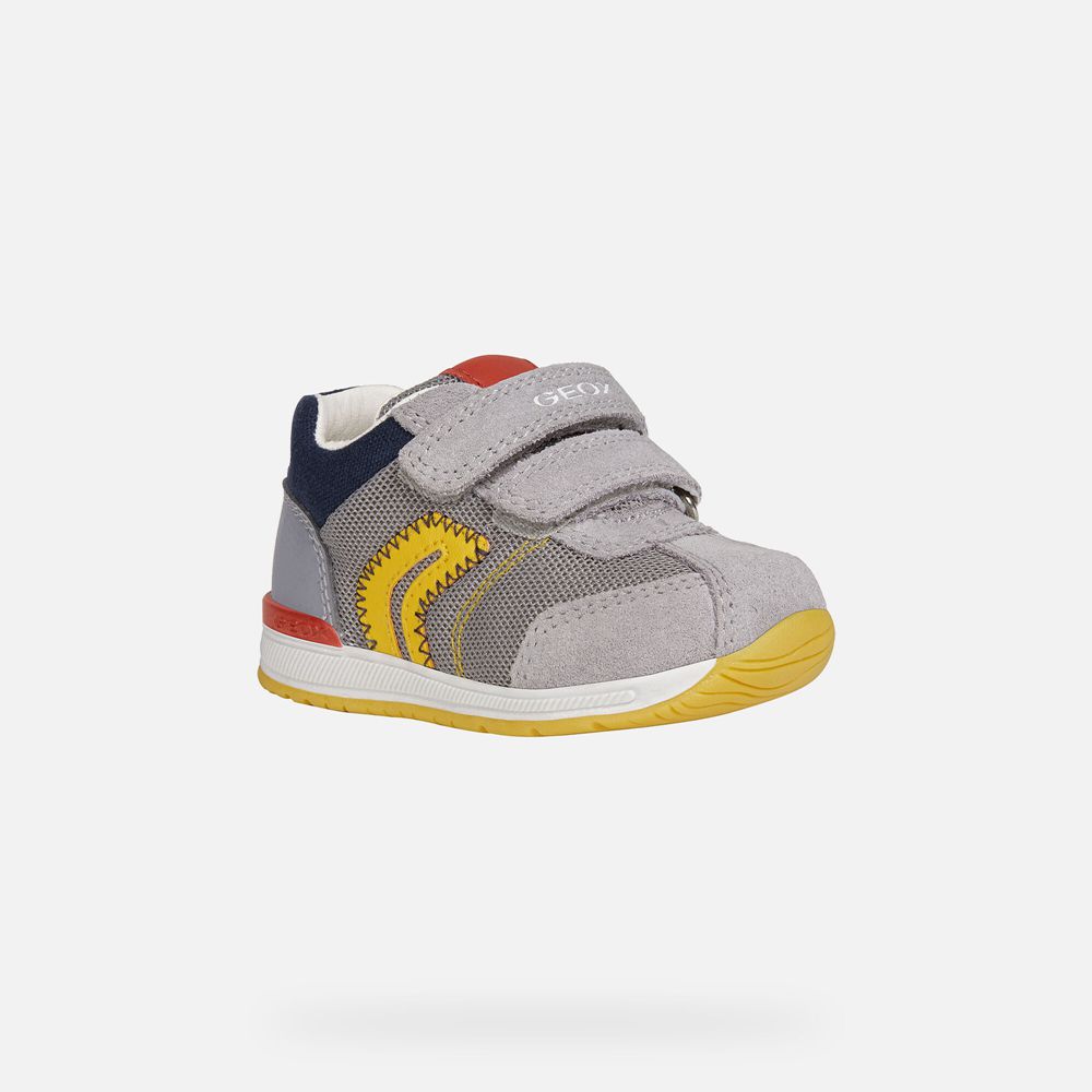 Geox Sneakers Grey Rishon Boy - Geox Baby Shoes - BPWJLN906